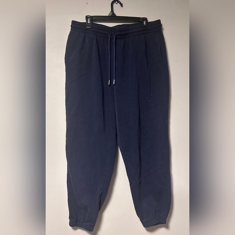 Size XL H&M Navy Cuffed Sweatpants